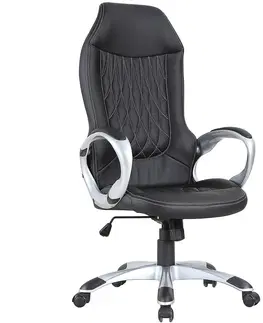 Otočné kreslá Kancelárska stolička CX0906HBL