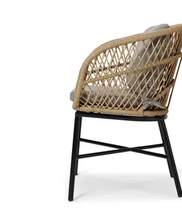 Outdoor Chairs Jedálenské kreslo s polyratanovým výpletom