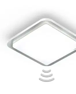 Stropné svietidlá s pohybovým senzorom STEINEL STEINEL RS D2 V3 stropné LED svetlo brúsená oceľ