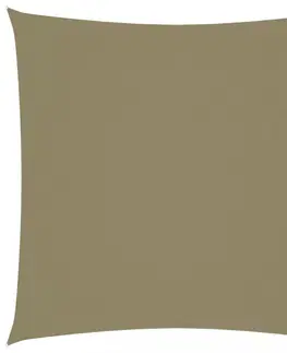 Stínící textilie Tieniaca plachta štvorcová oxfordská látka 2,5 x 2,5 m Dekorhome Tehlová