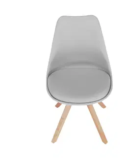 Stoličky Štýlová otočná stolička, svetlosivá, ETOSA