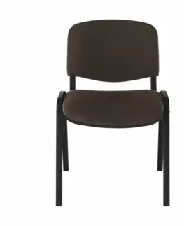 Konferenčné stoličky Kancelárska stolička, hnedá, ISO NEW C24