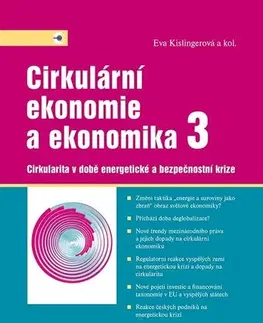 Ekonómia, Ekonomika Cirkulární ekonomie a ekonomika 3 - Eva Kislingerová