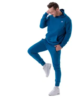 Pánske klasické nohavice Pánske tepláky Nebbia „Re-gain“ 320 blue - XXL