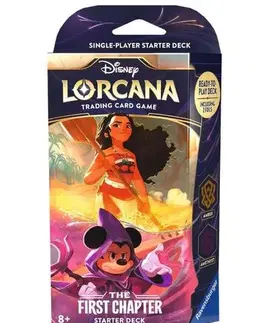 Rodinné hry Ravensburger Kartová hra Disney Lorcana: The First Chapter - Starter Deck Amber & Amethyst