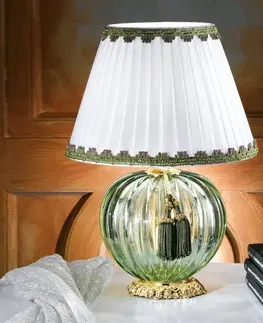 Lampy na nočný stolík Masiero Stolná lampa Maureen s muránskym sklom