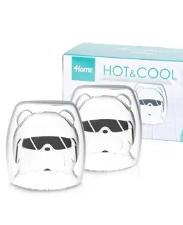 Hrnčeky a šálky 4Home Termo pohár Hot&Cool Polar Bear 200 ml, 2 ks