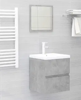 Kúpeľňové skrinky Skrinka pod umývadlo 41 cm Dekorhome Betón
