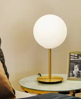 Stolové lampy Audo Copenhagen Audo TR Bulb lampa 41 cm mosadz/opálová matná