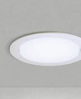 Vysokonapäťové zapustené svietidlá 230 V Fumagalli LED downlight Teresa 160, GX53, CCT, 3 W, biela