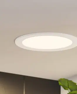 Zapustené svietidlá PRIOS Prios Cadance zapustené LED svietidlo biele 22 cm