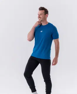 Pánske tričká Pánske tričko Nebbia „Reset“ 327 blue - XL