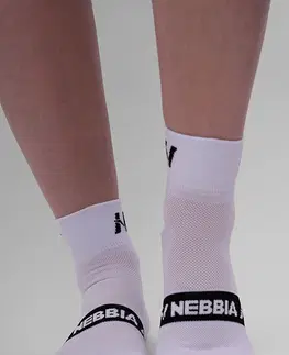 Pánske ponožky Ponožky Nebbia "EXTRA PUSH" crew 128 White - 43-46