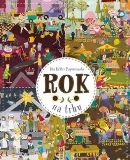Leporelá, krabičky, puzzle knihy Rok na trhu (česky) - Jola Richter-Magnuszewska
