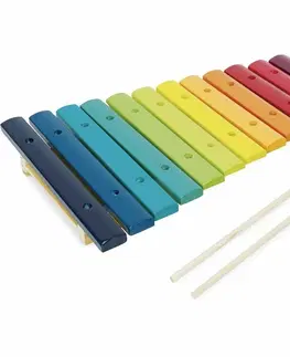 Hudobné nástroje pre deti Vilac Xylofón Rainbow