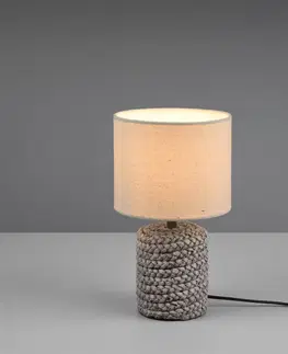 Stolové lampy Reality Leuchten Stolná lampa Mala z keramiky, Ø 15 cm