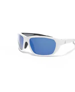 jachting Slnečné okuliare Sailing 500 polarizačné plávajúce veľkosť S bielo-modré