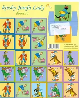 Karty Nakladatelství Libri Domino kresby Jozefa Lady