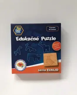 Edukačné puzzle Big Fun Republic Drevené edukačné puzzle - séria Euklid