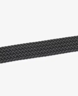 nohavice Pružný golfový slim opasok elastický pletený čierny