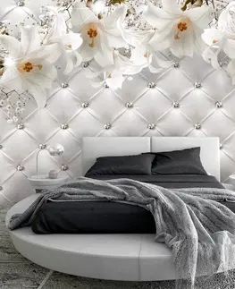 Tapety Samolepiaca tapeta biele luxusné ľalie - Fragrant Softness