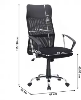 Kancelárske stoličky Kancelárske kreslo TC3-973M 3 NEW Tempo Kondela