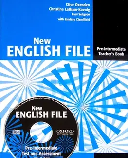 Učebnice a príručky New English File Pre-intermediate Teacher's book + CD-ROM - Clive Oxenden,Kolektív autorov,Martina Farrow