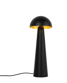 Vonkajsie osvetlenie Vonkajšia stojaca lampa čierna 65 cm - Hríb