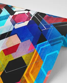 Abstraktné tapety Tapeta abstraktná geometria