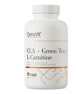 L-Karnitín OstroVit CLA + zelený čaj + L-karnitín 90 kaps.