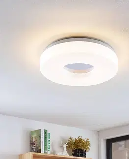Stropné svietidlá Lindby Lindby Florentina stropné LED, kruh, 34,5 cm