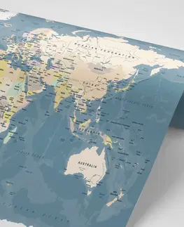 Samolepiace tapety Samolepiaca tapeta vintage mapa sveta