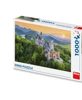 1000 dielikov Dino Toys Puzzle Jarný Neuschwanstein 1000 Dino