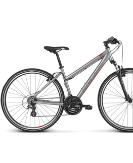 Bicykle Dámsky crossový bicykel Kross Evado 2.0 28" - model 2023 grafitová/čierna - M (17", 158-170 cm)