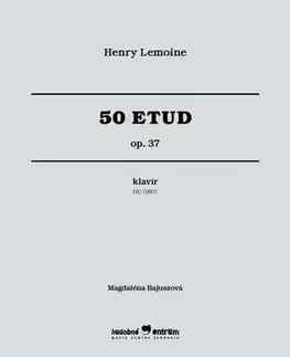 Hudba - noty, spevníky, príručky 50 etud op.37 klavír HC0801 - Henry Lemoine