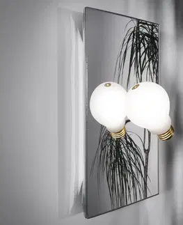 Nástenné svietidlá Slamp Slamp Idea nástenné LED svietidlo, ušľachtilá oceľ