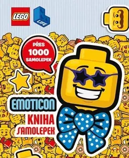 Nalepovačky, vystrihovačky, skladačky Lego Emoticon Kniha samolepek - Kolektív autorov
