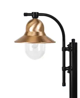 Verejné osvetlenie K.S. Verlichting Tyčové svietidlo Toscane 1-light 150 cm, čierna