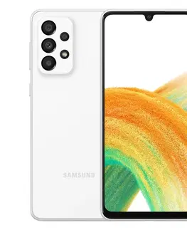 Mobilné telefóny Samsung Galaxy A33, 6128GB, white, vystavený, záruka 21 mesiacov SM-A336BZWGEUE