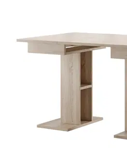 Jedálenské stoly Rozkladací jedálenský stôl SMART 05, dub sonoma