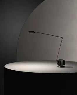 Stolové lampy na písací stôl Lumina Lumina Daphine stolná LED lampa 3 000 K, čierna