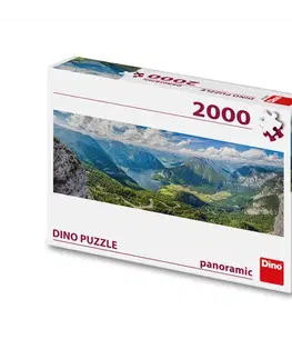 2000 dielikov Dino Toys Puzzle Pohľad na Alpy 2000 panoramic Dino