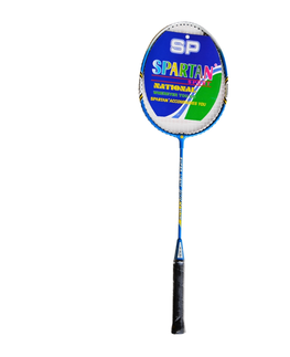 Badmintonové rakety Badmintonová raketa Spartan Bossa krémovo bielo-modrá