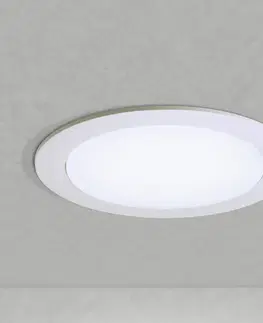 Vysokonapäťové zapustené svietidlá 230 V Fumagalli LED downlight Teresa 160, GX53, CCT, 10 W, biela