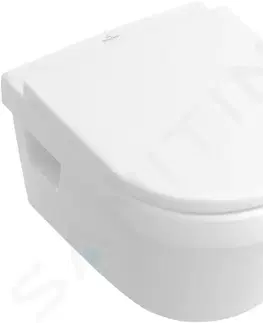 Záchody VILLEROY & BOCH - Architectura Závesné WC, zadný odpad, DirectFlush, CeramicPlus, alpská biela 5684R0R1