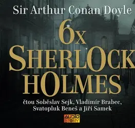 Detektívky, trilery, horory Audiostory 6x Sherlock Holmes - audiokniha