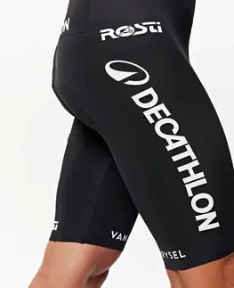 nohavice Pánske cyklistické šortky Decathlon AG2R La Mondiale Team Replica