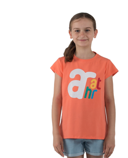 Detské tričká a košele AUTHORITY KIDS-T-BRANDIK_G_coral Oranžová 104/110