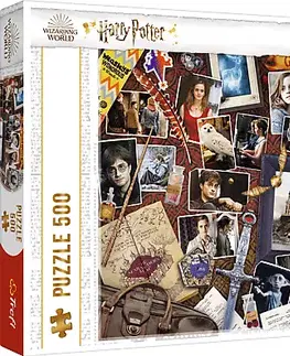 Hračky puzzle TREFL - Puzzle 500 - Rokfortské spomienky / Harry Potter