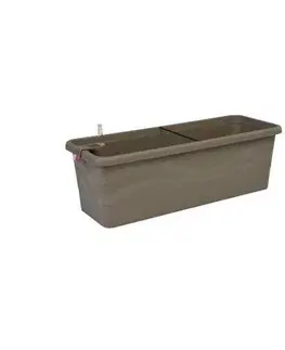 Truhlíky Gardenico Samozavlažovací truhlík Smart Systém Gardenie taupe, 40 x 19 x 22,5 cm